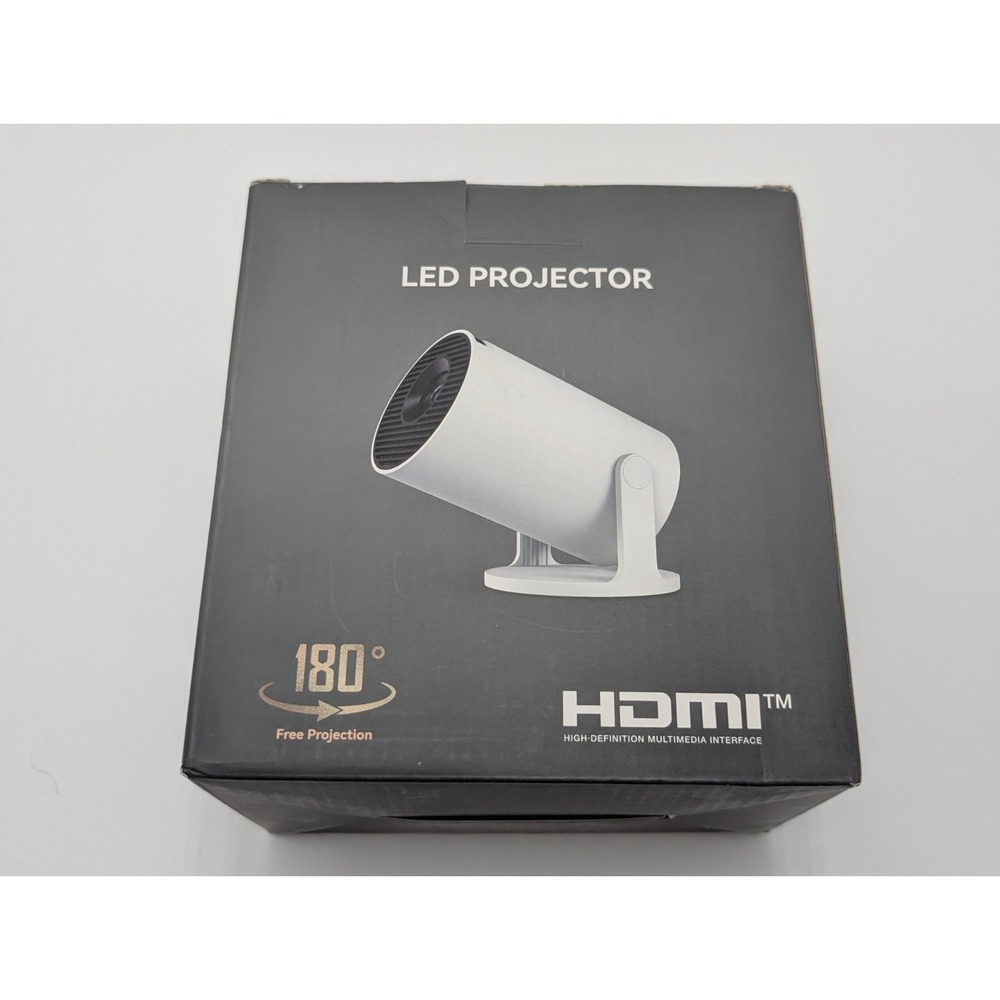 Mini Portable Projector 4K WiFi 6 BT 5.2 Upgraded Portable Projector Full HD Sup